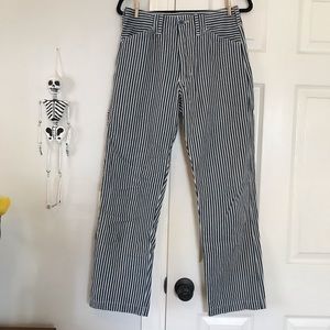 Gravel & Gold Painter Pants in Conductor Stripe